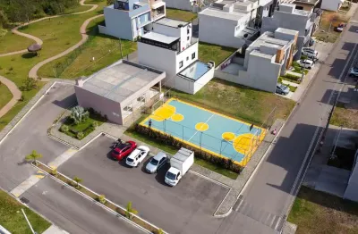 Terreno em condomínio fechado à venda na rua regina stuzinski ramos, 40, costeira, são josé dos pinhais, 128 m2 por r$ 210.000