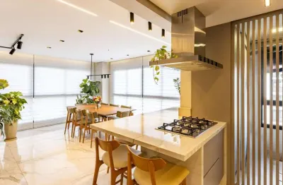 Apartamento mobiliado no spot marista • 121 m² • 2 vagas • pronto p/ morar