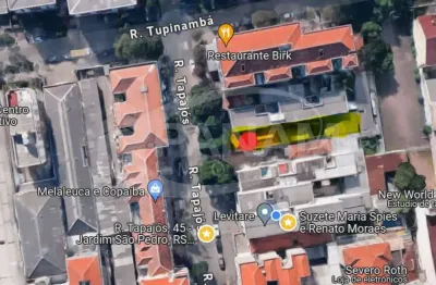 Terreno à venda na rua tapajós, 69, jardim são pedro, porto alegre por r$ 1.100.000