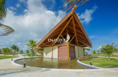 Lote com 375 m², excelente localização,  em condomínio fechado na praia de jacum