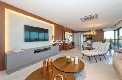 Apartamento de alto padrão 4 suites vista mar em areia preta