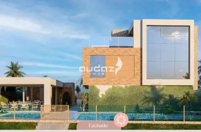 Apartamento com 2/4 em construção beira mar de muriú