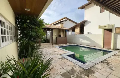 Casa em condomínio fechado com 4 quartos à venda na rua doutor múcio villar ribeiro dantas, 01, ponta negra, natal