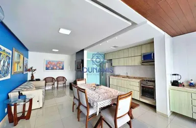 Apartamento à venda, 70 m  por r  480.000,00 - pitangueiras - guarujá sp
