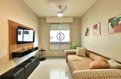 Apartamento à venda, jardim astúrias, guaruja - sp. prédio frente mar