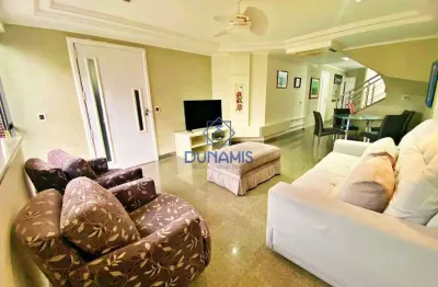 Cobertura à venda, 345 m² por r$ 2.200.000,00 - pitangueiras - guarujá/sp