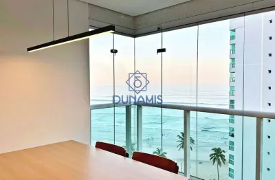 Apartamento vista mar prédio novo na praia da enseada