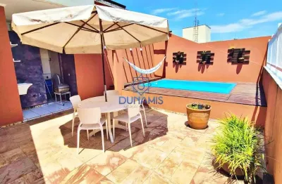 Cobertura à venda, 196 m  por r  750.000,00 - jardim las palmas - guarujá sp