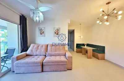 Apartamento com 2 dormitórios à venda, 90 m  por r  750.000,00 - jardim astúrias - guarujá sp