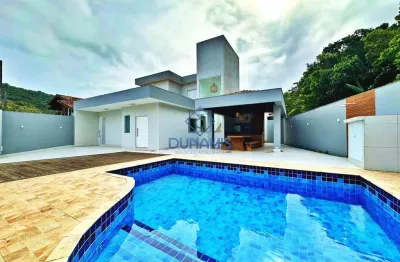 Casa nova lindíssima arquitetur à venda na praia do guaiuba em guarujá - sp.