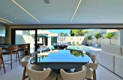 Casa alto padrão novíssima e moderna no condomínio jardim acapulco guarujá