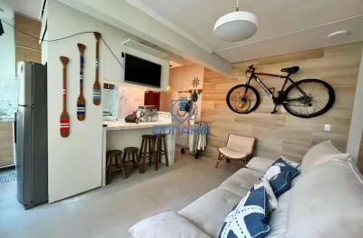 Apartamento à venda, 50 m  por r  450.000,00 - vila alzira - guarujá sp