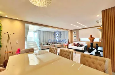 Cobertura à venda, 268 m² por r$ 3.200.000,00 - pitangueiras - guarujá/sp