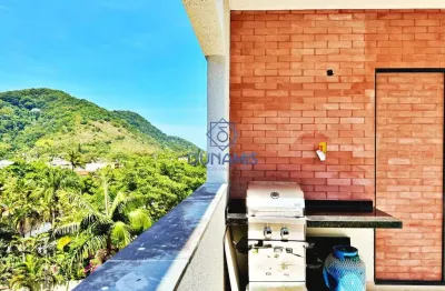 Cobertura mobiliada e repaginada à venda -  praia do tombo - guarujá sp.