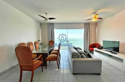 Apartamento totalmente conservado com vista total para o mar morro do maluf