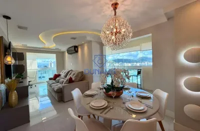 Cobertura maravilhosa na praia das astúrias- frente mar- com lazer completo