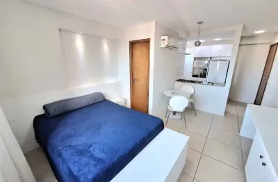 À venda lindo apto 28m² tip studio, porteira fechada, para investir ou morar, localiz top próximo shopping recife, há 500m do mar