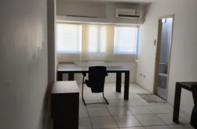 Linda sala comercial 32m2, mobiliada, 1vaga de garagem, já com ar-condicionado, ótima localização