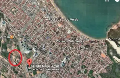 Terreno para vender em ponta negra, 200 mts da rota do sol, excelente localização.