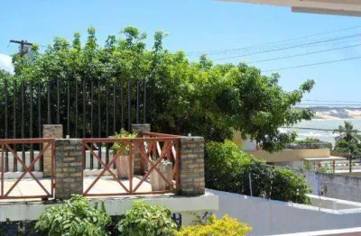 Casa de temporada frente/mar em ponta negra, vista, a 50 metros da praia, piscina, 3 quartos (1 suíte).