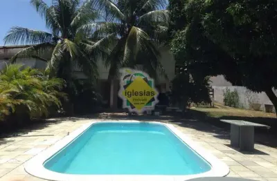 Venda de clínica mobiliada com 7 suítes, piscina, enfermaria, refeitório completo em capim macio.