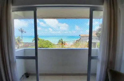 Vista mar em ponta negra! venda ap. amplo, 3 quartos(1 suíte) na praia - natal