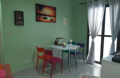 Apartamento com 1 quarto à venda na Rua Rui Barbosa, 461, Canto do Forte, Praia Grande