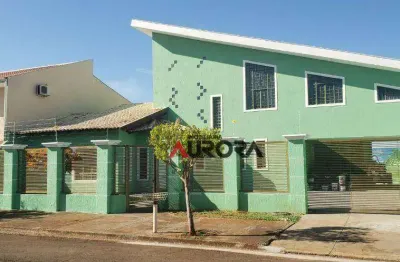 Sobrado para alugar, 300 m² por r$ 5.300,00/mês - jardim tarumã - londrina/pr