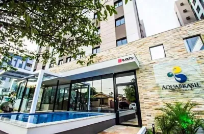 Apartamento no edifício aquabrasil com 2 dormitórios à venda, 54 m² por r$ 359.000 - vila brasil - londrina/pr