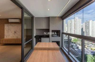 Apartamento com 3 dormitórios para alugar, 114 m² por r$ 7.500/mês - gleba palhano - londrina/pr