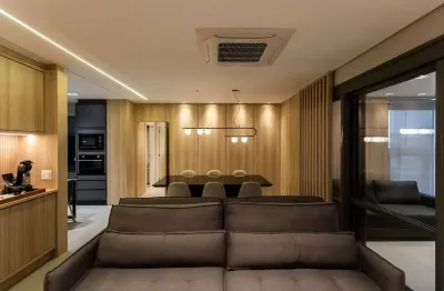 Apartamento the edge mobiliado com 3 suites à venda, 142 m² - gleba palhano - londrina/pr