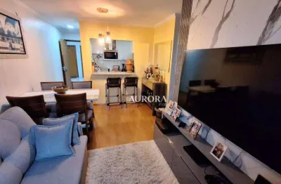 Apartamento no  edifício de angelo com 2 dormitórios à venda, 55 m² por r$ 280.000 - aparecida - londrina/pr