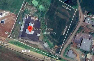 Área à venda, 27098 m² por r$ 4.900.000,00 - parque industrial - chopinzinho/pr
