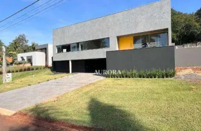 Casa em condomínio fechado à venda, 500 m² por r$ 2.950.000 - loteamento terras de canaã - cambé/pr