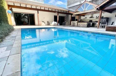 Sobrado com 4 dormitórios para alugar, 530 m² por r$ 10.000,00/mês - parque do lago juliana - londrina/pr