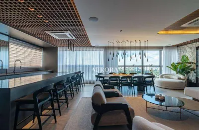 Apartamento no edifício lakeside residence com 3 dormitórios à venda, 232 m² por r$ 5.200.000 - gleba fazenda palhano - londrina/pr