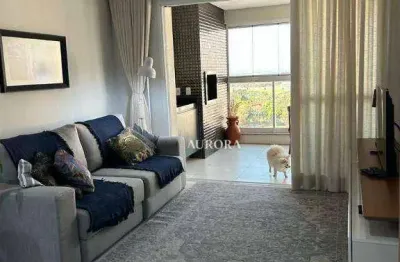 Apartamento com 3 dormitórios à venda, 100 m² por r$ 1.180.000,00 - gleba fazenda palhano - londrina/pr