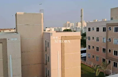 Apartamento no lagoa santa - acquaville   com 2 dormitórios à venda, 52 m² por r$ 260.000 - cidade industrial ii - londrina/pr