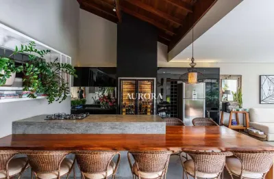 Casa com 3 dormitórios térrea à venda, 350 m² por r$ 3.590.000 - tucano - londrina/pr