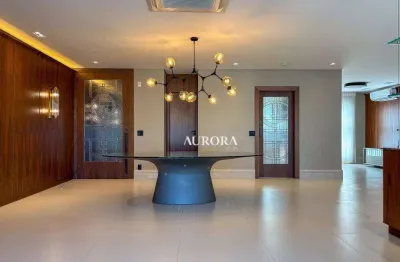 Apartamento com 2 dormitórios à venda, 214 m² por r$ 3.200.000,00 - gleba fazenda palhano - londrina/pr