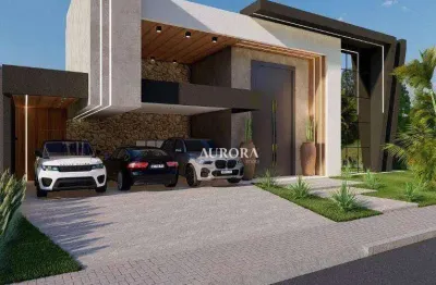 Casa nova no condomínio villaggio do engenho com 377 m²,  à venda por r$ 4.350.000 - cambé/paraná