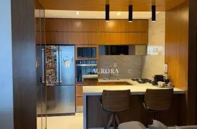 Apartamento no edifício trésor residence com 3 dormitórios à venda, 95 m² por r$ 990.000 - gleba fazenda palhano - londrina/pr
