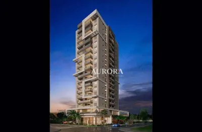 Apartamento edifício aurus com 3 dormitórios à venda, 104 m² - petrópolis - londrina/pr