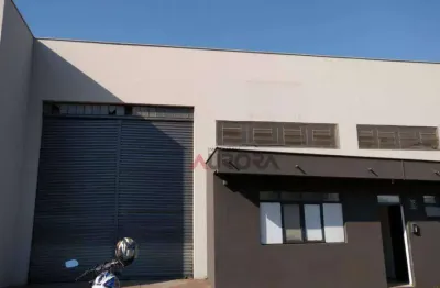 Barracão para alugar, 344 m² por r$ 4.970,00/mês - indústrias leves - londrina/pr