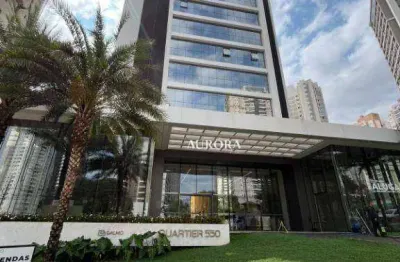 Sala para alugar, 68 m² por r$ 5.650,00/mês - gleba palhano - londrina/pr