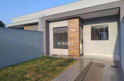 Casa com 3 dormitórios à venda, 70 m² por r$ 290.000,00 - jardim moema - londrina/pr