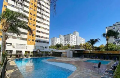 Apartamento edifício terranova com 3 dormitórios à venda, 68 m² por r$ 415.000 - gleba fazenda palhano - londrina/pr