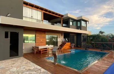 Sobrado com 5 dormitórios à venda, 273 m² por r$ 3.000.000,03 - paranagi - sertaneja/pr