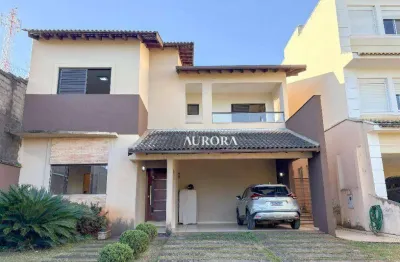 Sobrado condomínio golden park residence, em londrina, à venda. com 243 m² de área construída e 309 m² de terreno, 3 quartos , sendo 1 suite