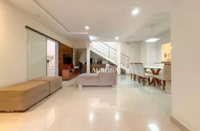 Sobrado condomínio golden park residence, em londrina, à venda. com 243 m² de área construída e 309 m² de terreno, 3 quartos , sendo 1 suite